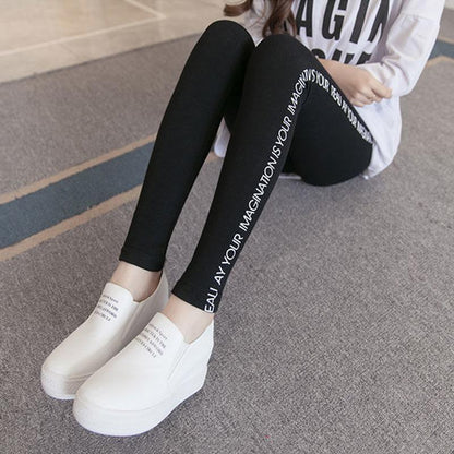 High-waist Stretch Pants Modal Leggings Leggings Women's Outer Wear Thin Modified Leg-type Stretch Pants Sports Yoga Pants