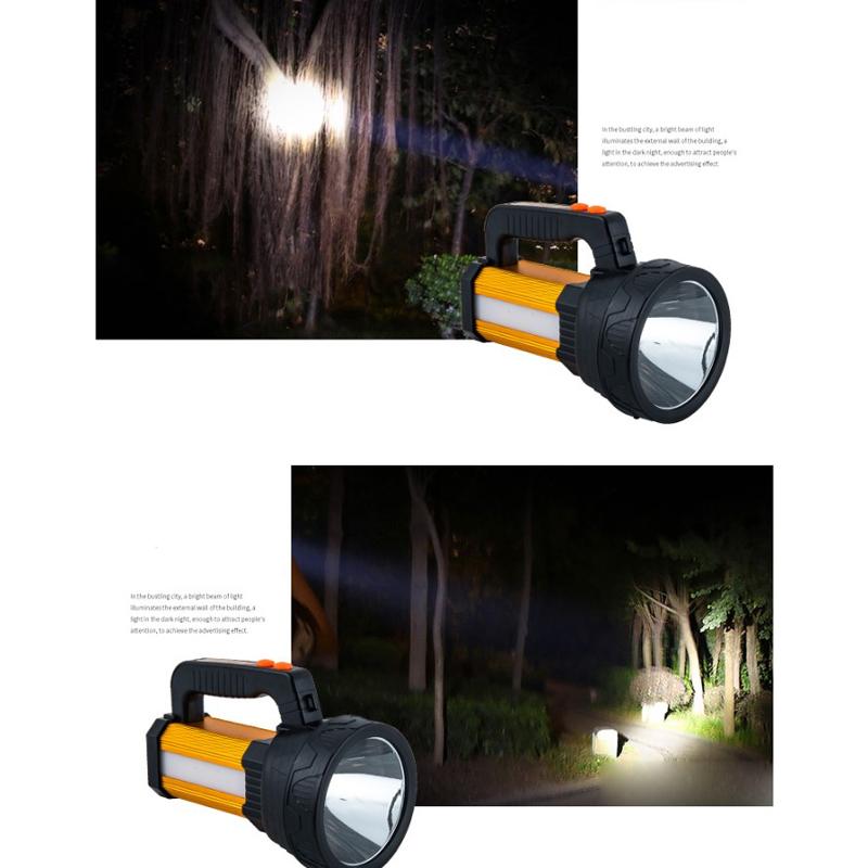 PDTO LED Handheld Spotlight Rechargeable Camping Hunting Flashlight Spot Light