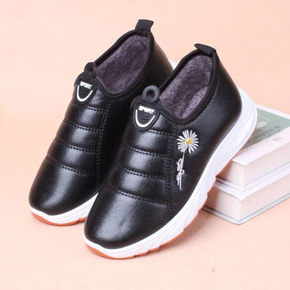 Autumn and Winter Cotton Shoes Women Fleece Warm Waterproof Non-slip Ladies Cotton Shoes
