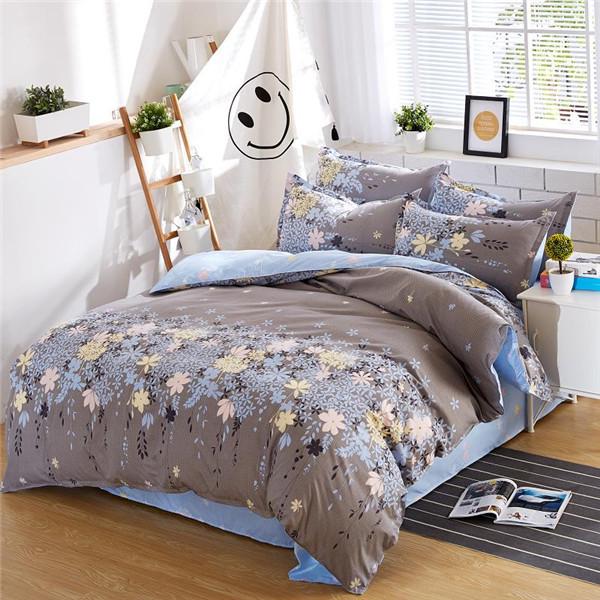 New Fashion Home Textile Bedroom Bedding Sets Colorful Geometry Duvet/Quilt Cover Bed Sheet