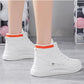 Fashion Non-slip High-top Shoes Outdoor All-match Spring and Summer Shoes Ladies Trendy Casual Work Shoes