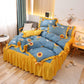 Korean Fashion Bed Skirt Four-piece Princess Style Lace Duvet Cover Girl Net Red Bedding