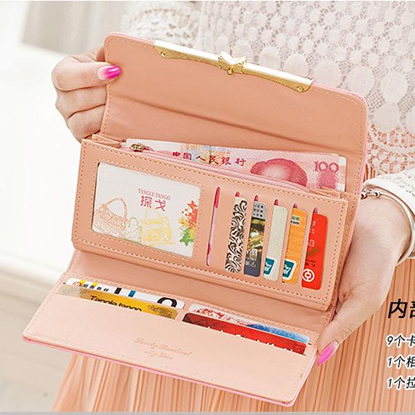 Women's Long Wallet Women Trendy Women Butterfly Tie Student Handbag Mobile Bag Trend