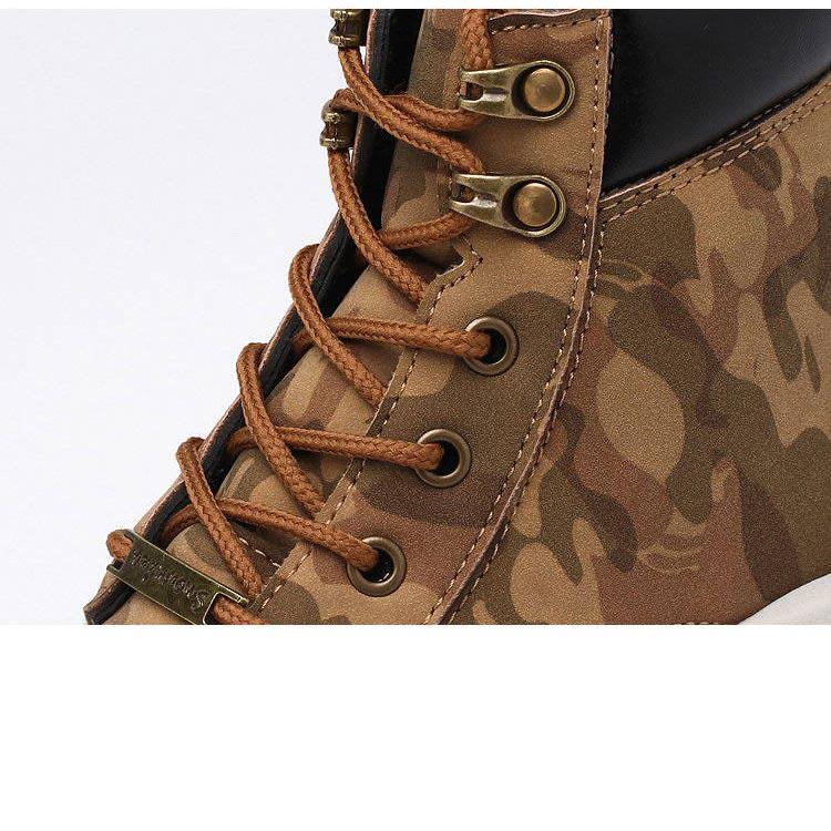 Camouflage Martin Boots Men's Boots Increased Boots Short Boots Desert Boots Men's High Men's Shoes