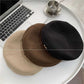 Ladies Beret Hat Vintage Woolen Retro Metal Heart Painter Hat Solid Sweet Cute All-match Beret Cap High Quality Beanies Cap