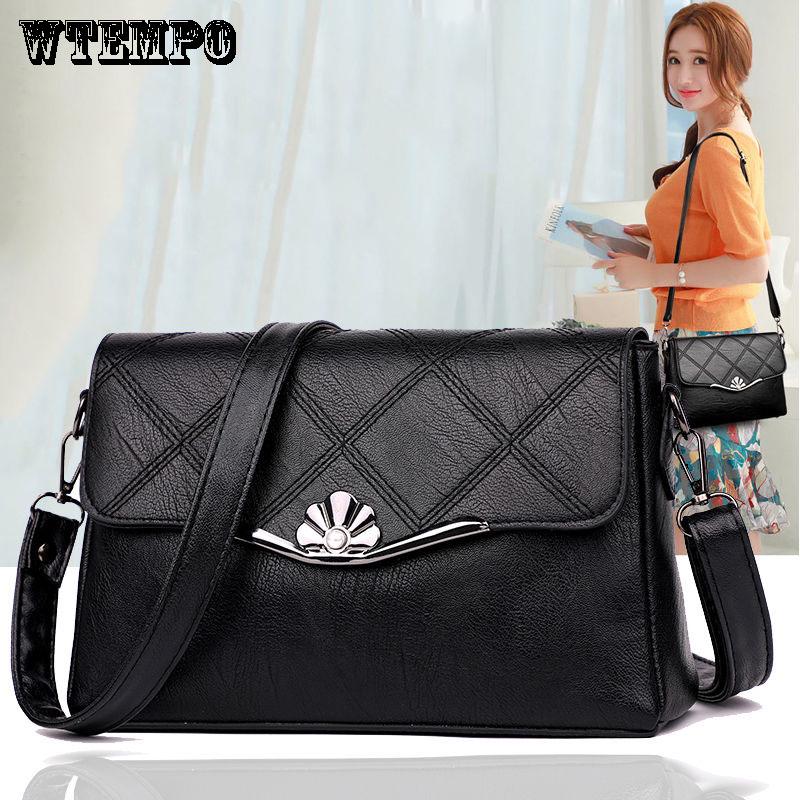 Fashion Ladies Bag Fashion Messenger Bag Soft Leather Bag Cosmetic Bag Shoulder Bag