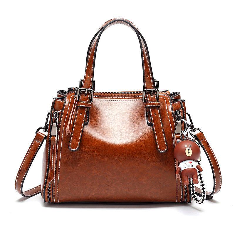 Genuine Leather Handbags Luxury Women Messenger Bags Bolsa Feminina Women's Shoulder Bag