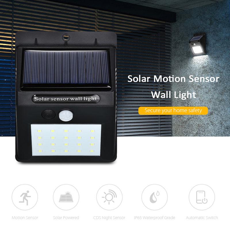 Solar Light Household Outdoor Garden Light Human Body Induction Waterproof Led Wall Light Rural Toilet Lighting Street Light