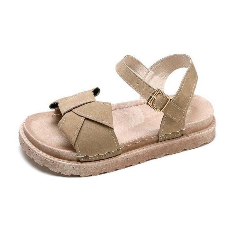 Roman Sandals Female Students Summer Wild Korean Version of The Word Buckle Flat Female Sandals Platform Platform Shoes