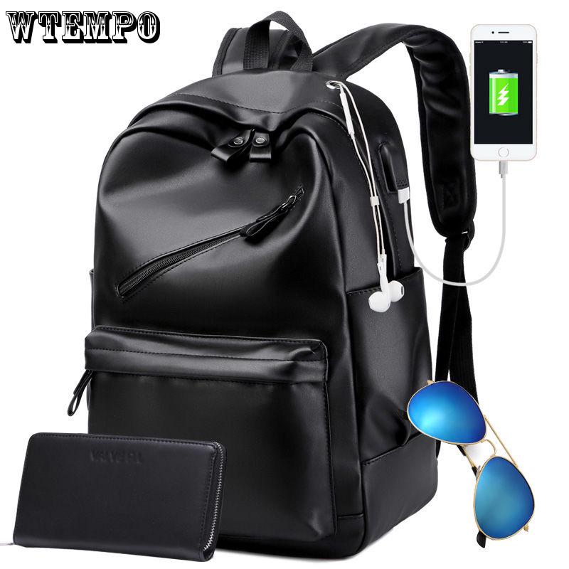 Women Backpack Female School Bag Canvas Women Backpack USB Charging Shoulder Bag Rucksack