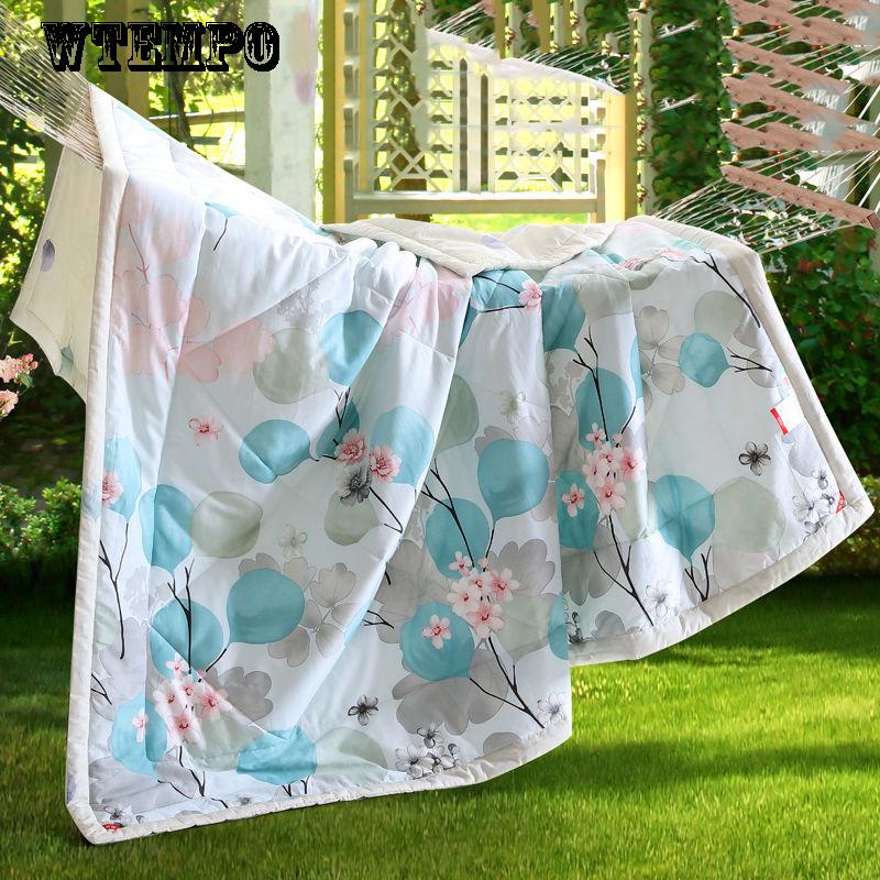 WTEMPO Brand Machine Washable Comfortable Breathable Stylish Cotton Cartoon Cool Thin Quilt