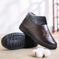 Women's Winter Warmth Velvet Leather Cotton Shoes Middle-aged Elderly Thick Shoes Oil-proof Waterproof Non-slip Mother's Booties High-top Cotton Shoes