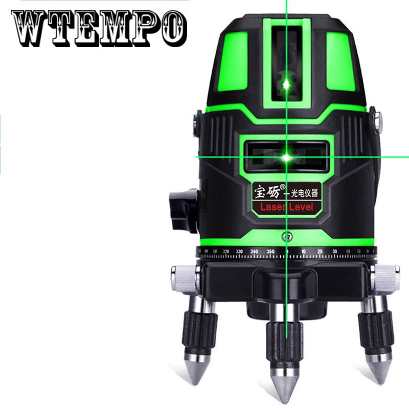 Laser level leveler plastic multifunction tripod vertical level line measuring