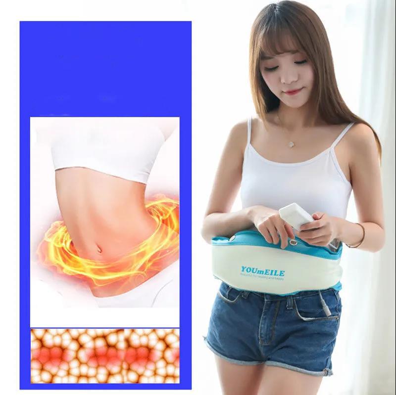 Slimming Weight Loss Vibration Massage Belt Fat Burning Stovepipe Slimming Abdomen Independent Heating Slimming Machine Stomach Artifact