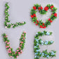 Decoration Simulation Rose Flower Wedding Decoration Rattan Cover Winding Floral Wedding Festive Flower