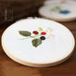 Plant Printing Embroidery DIY Su Embroidery Handmade Cross Stitch Fabric Material Package European Style Home Adult Beginner
