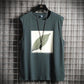 Basketball Vest Men's Ice Silk Summer Cotton Vest Vest Thin Section Loose Fitness Sports Sleeveless Printing Vest