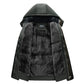 Windproof Rainproof Winter Men Outwear Collar Warm Cotton Dad's Cotton Coat Down Coat Thick Parka Clothing Long