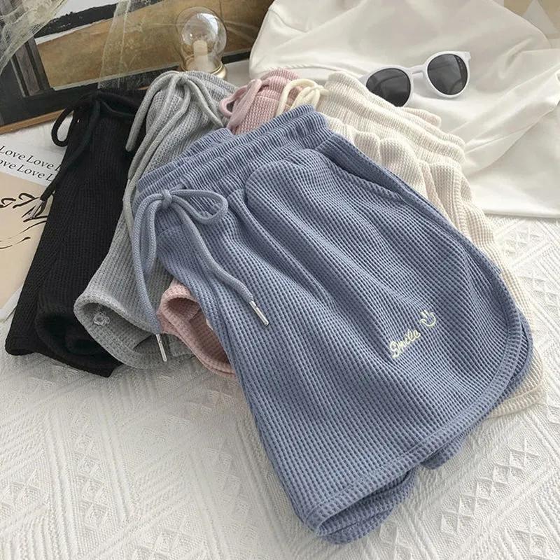 Women's Super Shorts Summer Thin Casual Wide Legs High Waist Loose Sports Shorts Home Three Points Girls Fitness Cute Jogging Pants