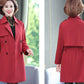 Middle-aged Mother Autumn Jacket Waist Coat Windbreaker Women's Mid-length Middle-aged Spring and Autumn Foreign Style Jacket