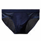 Summer Men's Underwear Mesh Ice Silk Briefs Sexy Breathable Thin Mid-waist Youth Briefs