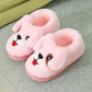 Children's Cotton Slippers Winter Cute Kids Home Shoes Non-slip Thermal Cotton Slippers