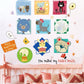 Creative animal cartoon wall stickers room background decoration removable