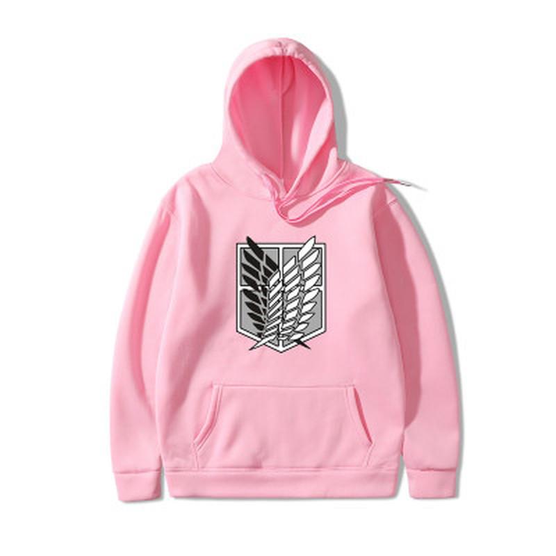 Japanese Anime Graphic Hoodies Attacking Titan Kawaii Attack on Titan Harajuku Sweatshirt 11 Colors
