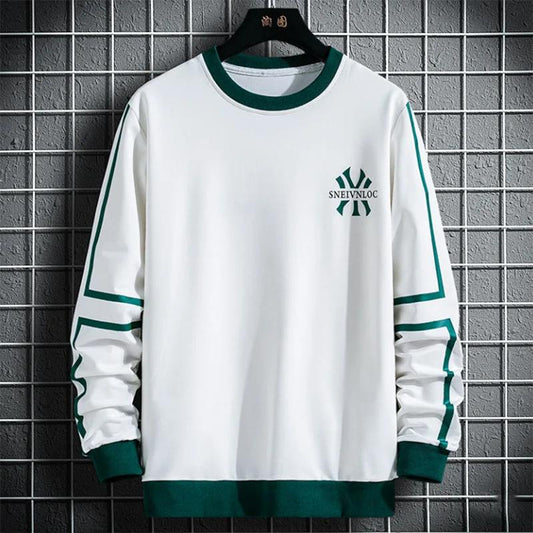 Autumn and Winter Cotton Sweater Men's Korean Loose Sweater Trend Plus Fleece Top Clothes Sweatshirts