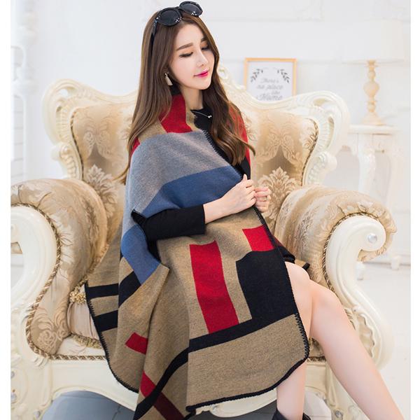 A variety of Coat Female Mid-length Shawl Autumn Women Casual Oversized Cloak Nizi Coat Tide