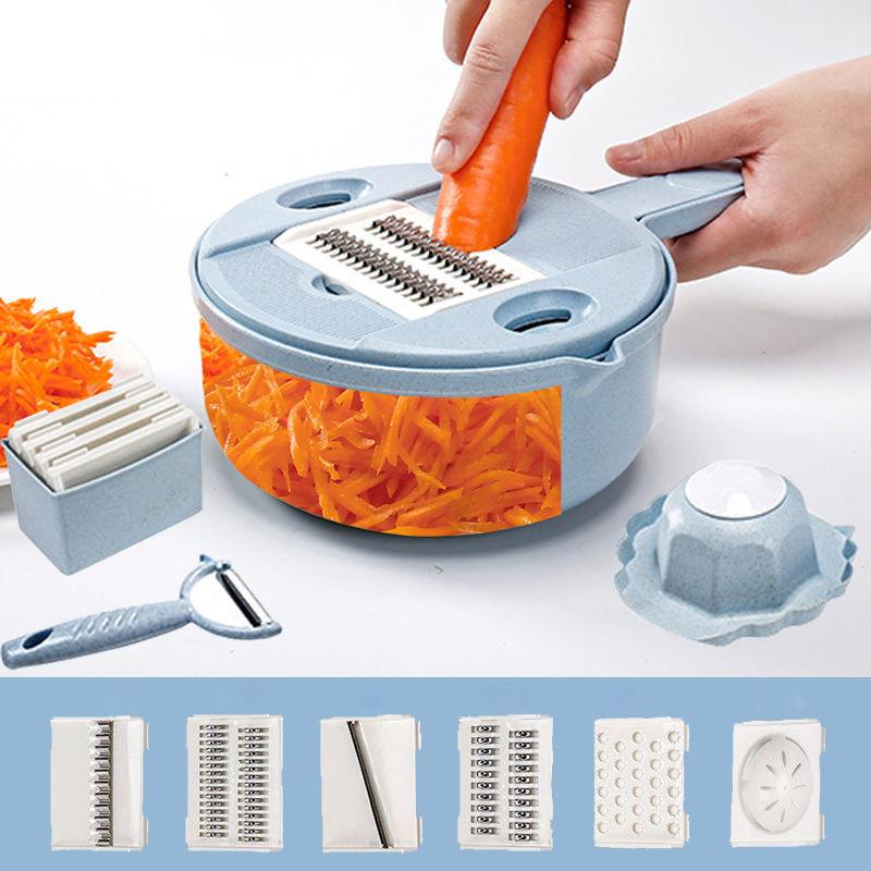 Multi-function Vegetable Cutter Potato Radish Grater Multifunctional Shredded Slicing Kitchen Artifact