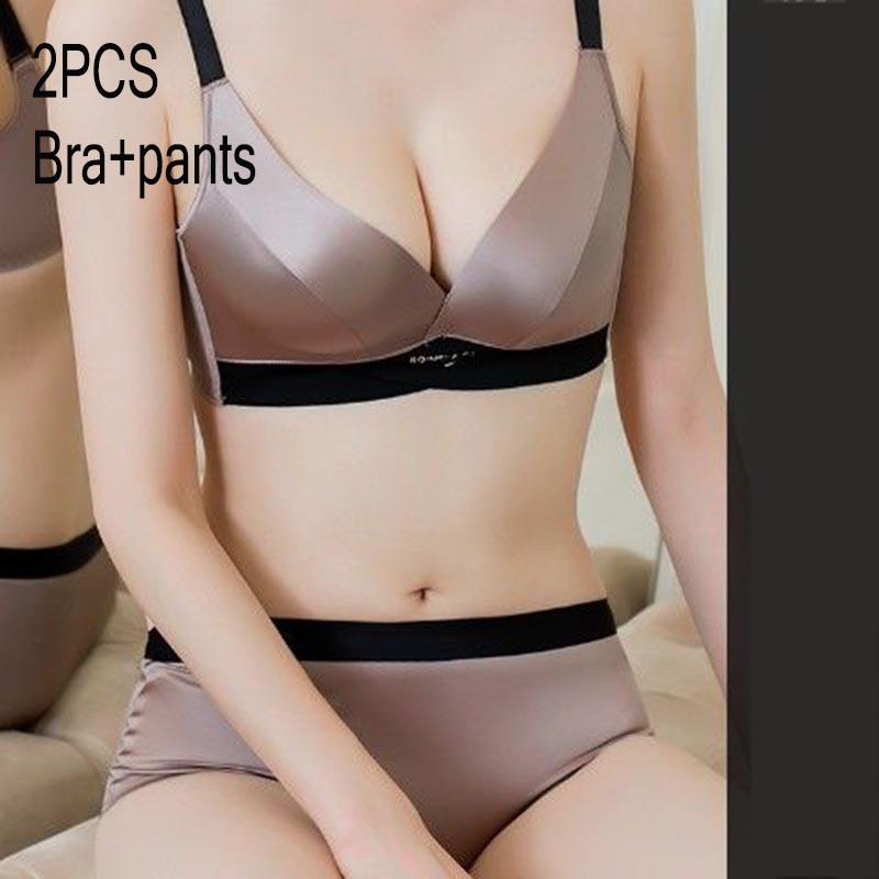 Lingerie Set Plus Size Bras Sexy Bra Set Transparent Women Underwear Embroidery Lingerie Bralette