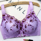 Floral Bras Sexy Push Up Bra for Women Plus Size Underwear Lingerie Thin Wire Free D Bralette Woman Push Up Bras