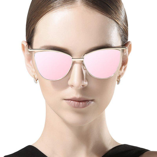 Fashion Women Cateye Sunglasses Fashion Trend Vintage Elegant Shield Lady Sun Glasses Female oculo d