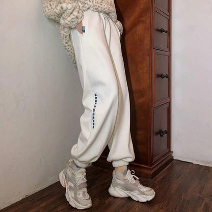Women's Loose Leggings Pants Spring and Autumn Harajuku Style Students All-match Casual Sports Pants Harem Sweatpants Fitness Jogging Trousers