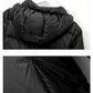 Women's Padded Down Jacket Long Over-the-knee Over-length Slim Hooded Plus Size Winter Jacket