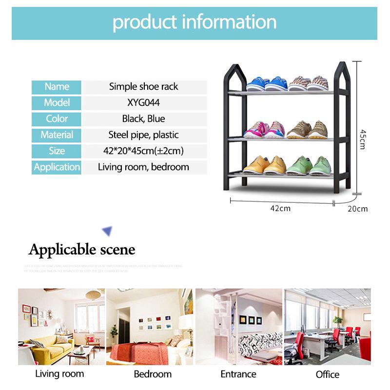 Small Simple Shoe Rack Multi-layer Shoe Cabinet Assembly Dustproof Storage