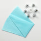 8Pcs/Set Silicone Pastry Bag Cream Nozzles Kitchen Bakery Cake Icing Piping Cream Cake Decorating Tools Reusable Bags Nozzle Set