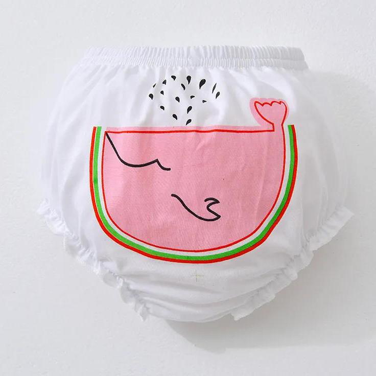Children's Pants Summer Baby Bread Shorts Thin Short Boys and Girls Ruffle Solid Loose Casual Short