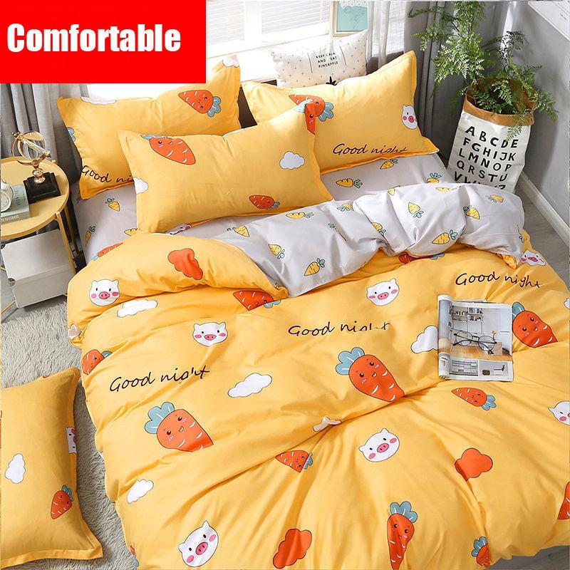 Four-piece Student Dormitory Bed Three-piece Quilt Cover Bedding Textile Bed Linens High Quality Bedding Set Duvet Cover+bed Sheet+pillowcase