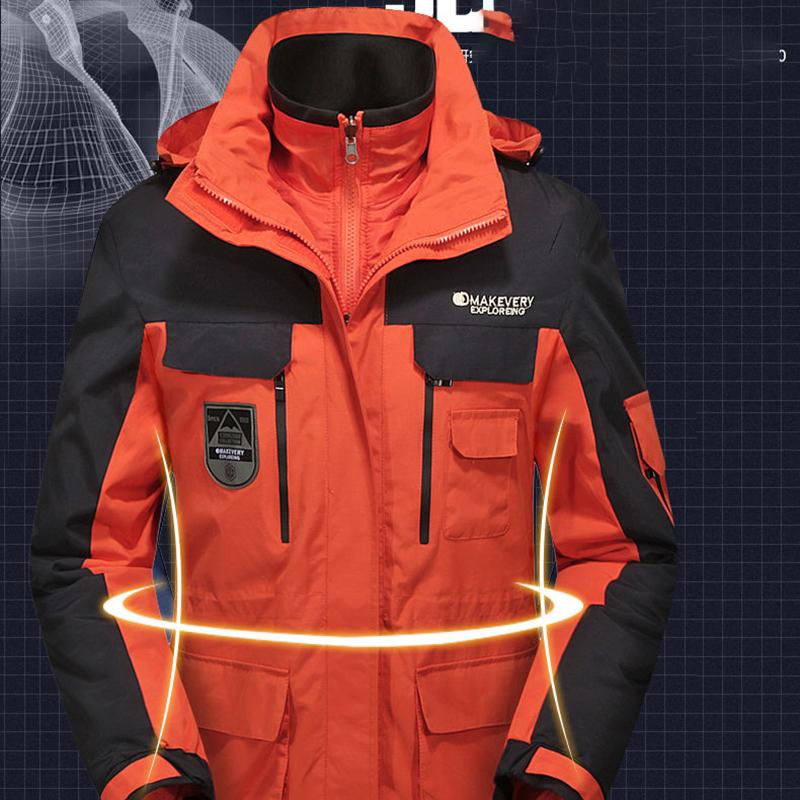 Hiking Suit Folklore Down Jacket Couple Cotton Jacket Thick Men 'S Cotton Jacket Fashion Casual Wear