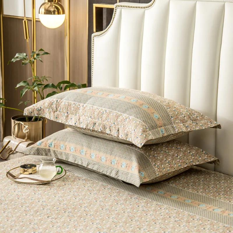 Two-piece Pillowcase Modern Minimalist Thickened Brushed Pillowcase Double Bedroom Pillowcase 48*74cm