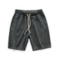 Knitted Shorts Men's Retro Cotton Do Old Lazy Elastic Waist Sports Loose Casual Five-point Pants Summer Men