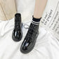 Winter Cotton Shoes All-match Ins Martin Boots Women's British Style Short Boots Small Leather Shoes