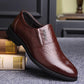 British Men's  Leather Pointed Toe Men Dress Shoes Business Wedding Oxfords Formal Shoes For Male