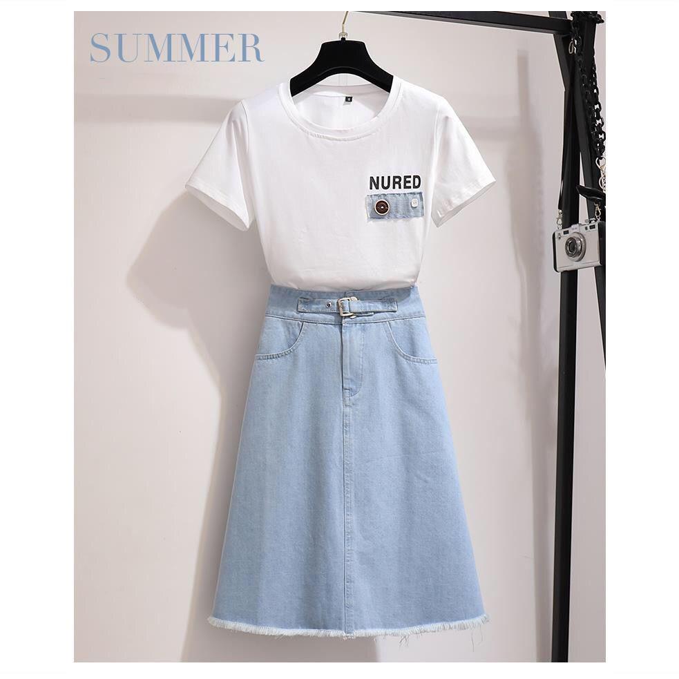 Summer Women Midi Denim Skirt Fashion Casual Tassel A-line Harajuku Female Light Blue Skirt Jeans Elegant Pocket Moda Mujer
