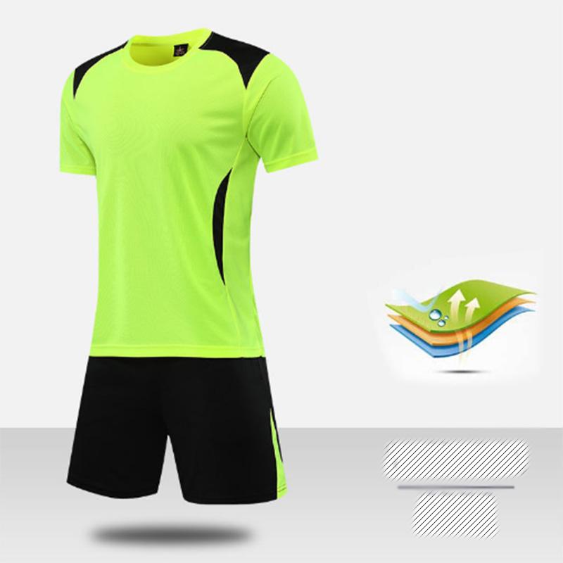 Men's Sports Suit Sportswear Loose Quick Dry Sports Fitness Running Short Sleeve Shorts Suit