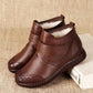 Cotton Shoes Women's Winter Plus Velvet Soft Sole To Keep Warm and Non-slip Leather Shoes Plus Velvet Padded Shoes