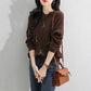 Sweater Women's Ladies Style Pullover Knitwear Korean Loose Solid Color Top Trending Fluffy Sweater Autumn and Winter