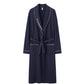 Antarctic Pajamas Men's Cotton Bathrobe Spring and Autumn Long Section Cotton Thin Section Dressing Gown Pajamas Men's Japanese Summer Bathrobe Men